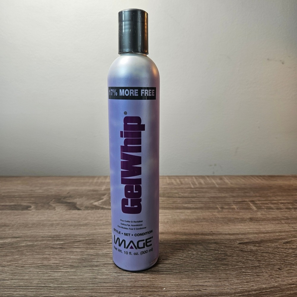 Image GelWhip Style Set Condition Hair Styling Gel 10 oz Alcohol Free Lavender